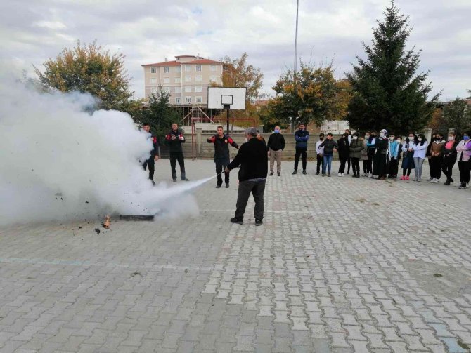Kulu’da Yangın Tatbikatı Gerçekleştirildi