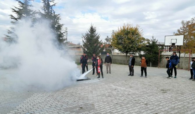 Kulu’da Yangın Tatbikatı Gerçekleştirildi