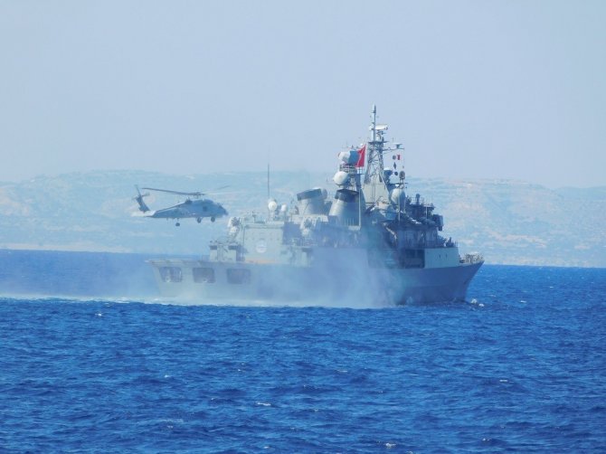 Msb: “Gazi Mağusa Önlerinde ‘Arama Kurtarma Eğitimleri’ İcra Edildi”