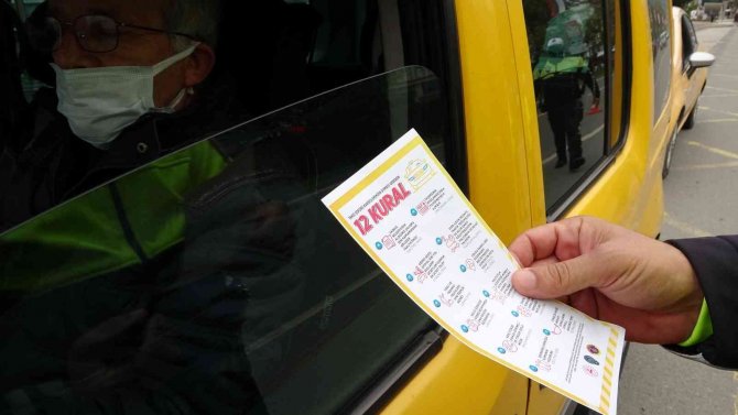 Ordu’da Taksi Sürücülerine Kapsamlı Denetim