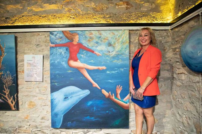 Bodrum’da “Lara Şarkıları” Adlı Resim Sergisi Açıldı