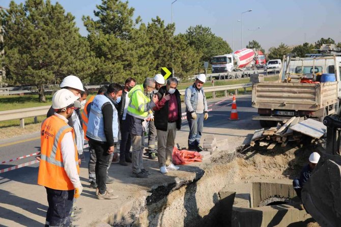 Aski̇ İ̇stanbul Yolundaki Göllenme Sorununu Çözüyor