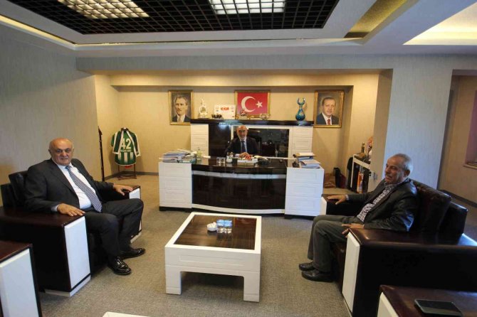 Konya Pancar Ekicileri Kooperatifi Başkanı Erkoyuncu’dan Ak Parti’ye Ziyaret