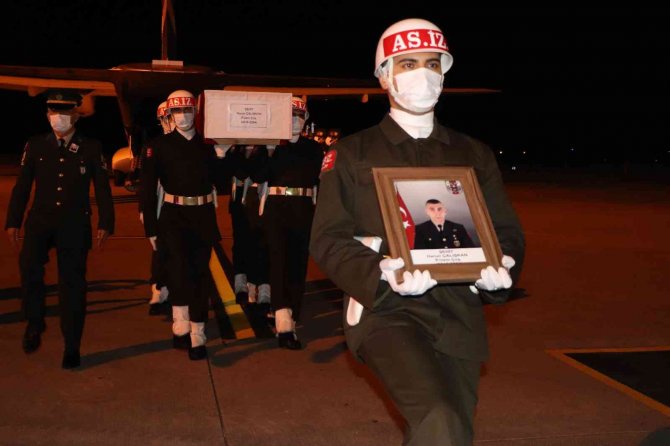 Şehit Harun Çalışkan’ın Naaşı Samsun’a Getirildi