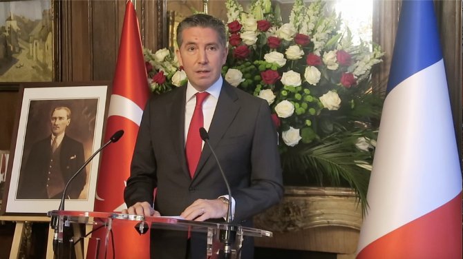Paris Büyükelçiliğinde Cumhuriyet Bayramı Resepsiyonu