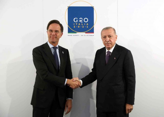 Cumhurbaşkanı Erdoğan, Hollanda Başbakanı Rutte İle Görüştü
