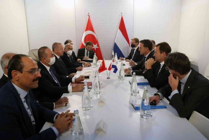 Cumhurbaşkanı Erdoğan, Hollanda Başbakanı Rutte İle Görüştü