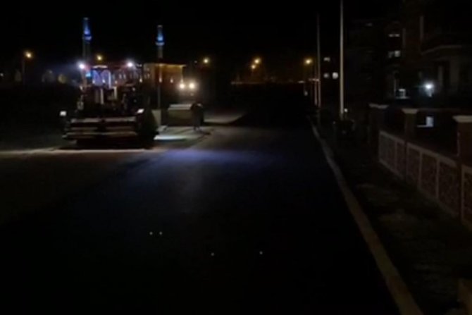 Erzincan Merkezde Asfalt Çalışmaları Devam Ediyor