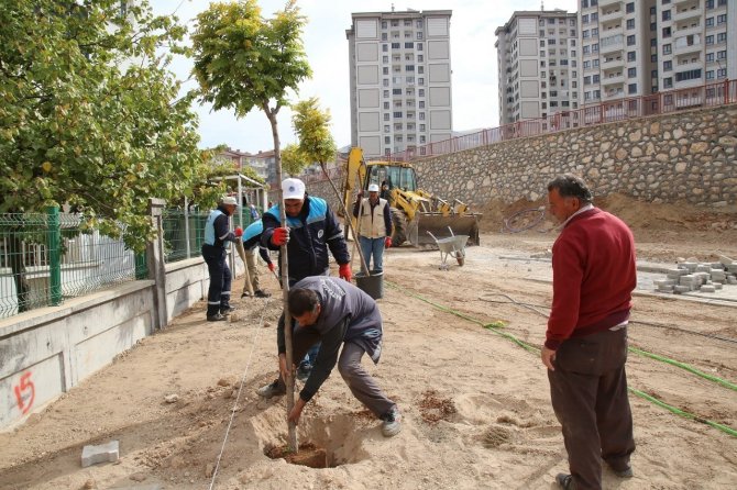 Fırat Mahallesindeki Yeni Park Yapımında Sona Yaklaşıldı