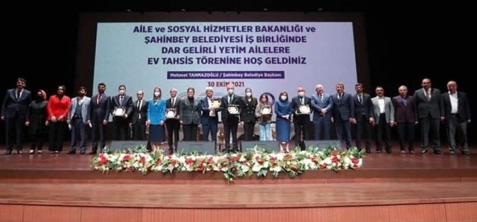 Gaziantep’te Dezavantajlı 100 Aileye Ev