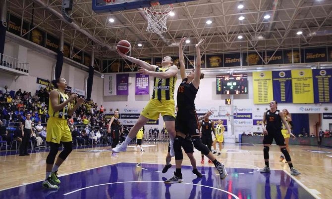 Kadınlar Basketbol Süper Ligi: Fenerbahçe: 74 - Galatasaray: 56