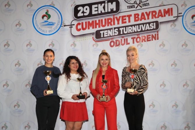 Pamukkale Belediyesi Tenis Turnuvası’nda Kupalar Sahibini Buluyor