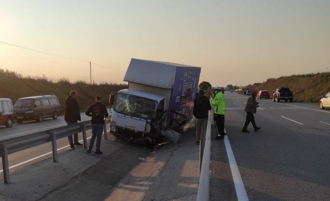 Bafra’da Kaza: 1 Yaralı