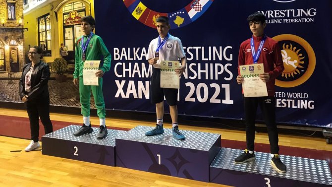 Şanlıurfalı Güreşçi Balkan 3’üncüsü Oldu