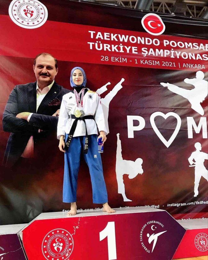 Kübra Dağlı Üst Üste 4. Kez Türkiye Şampiyonu