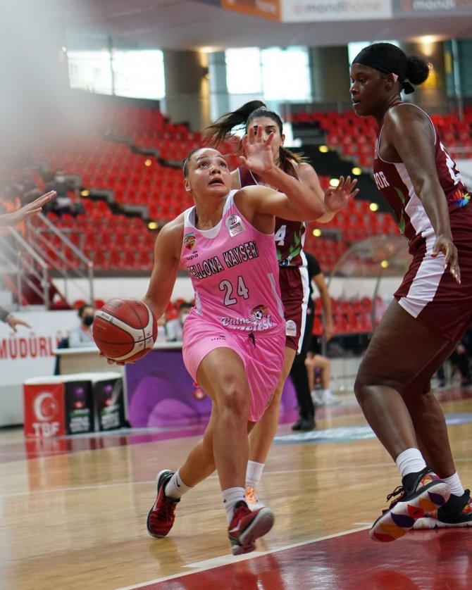 Kadınlar Basketbol Süper Ligi: Bellona Kayseri Basketbol: 93 - Hatayspor: 94