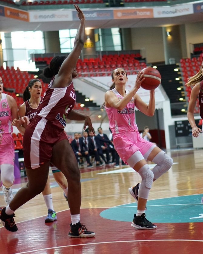 Kadınlar Basketbol Süper Ligi: Bellona Kayseri Basketbol: 93 - Hatayspor: 94