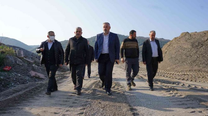 Bafra’ya Sıkıştırılmış Beton Yol