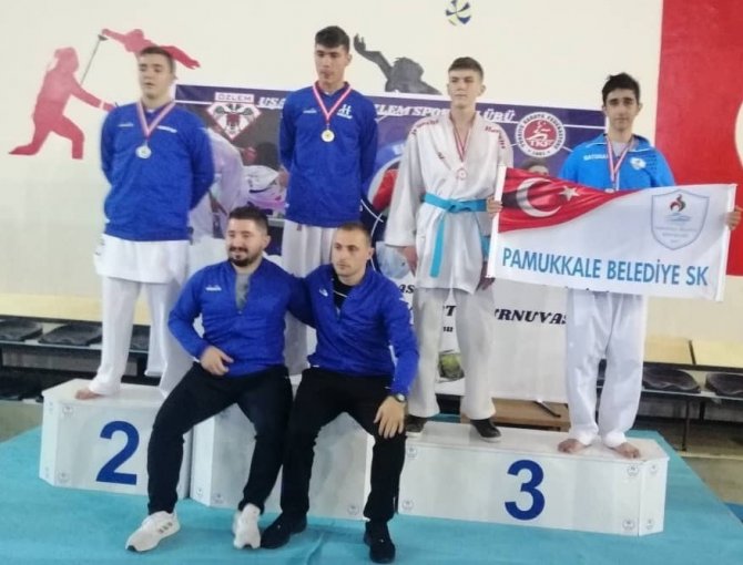 Pamukkale Belediyesporlu Karateciler Uşak’tan 2 Bronz Madalyayla Döndü