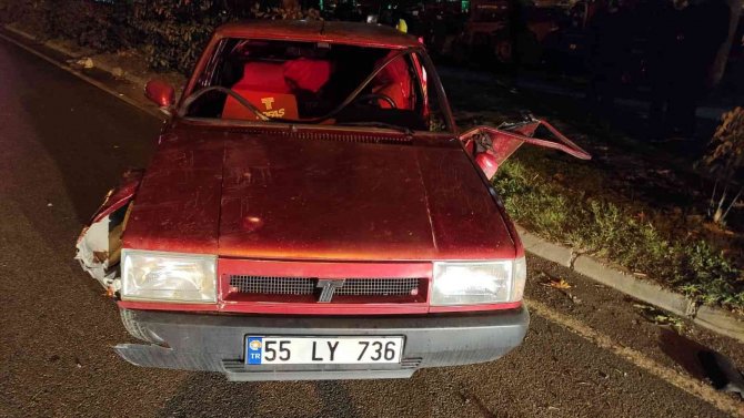 Çarşamba’da Kaza: 2 Yaralı