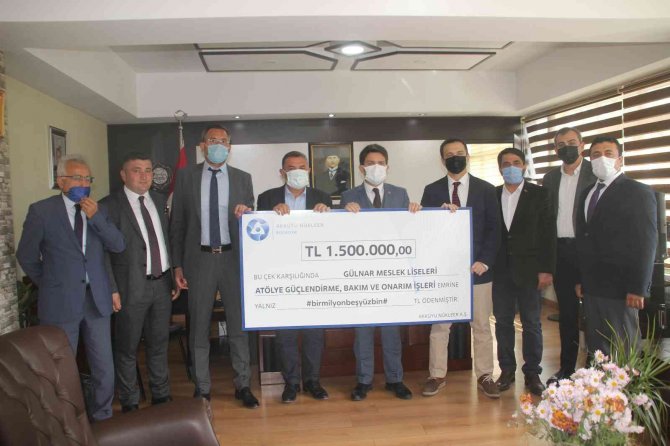Akkuyu Nükleer A.ş.’den Gülnar’daki Okullara 1,5 Milyon Lira Bağış
