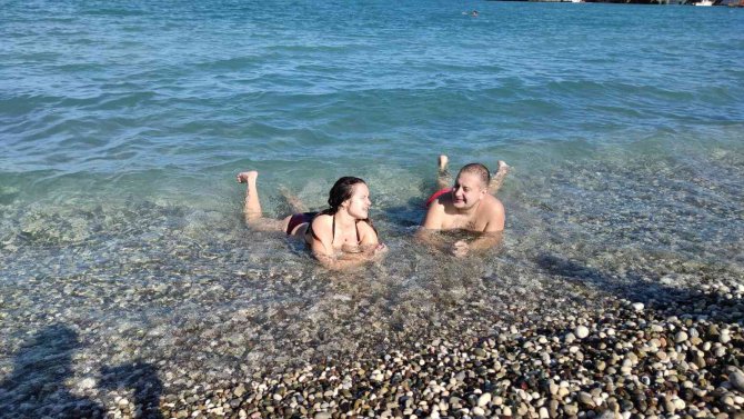 Kasım Ayında Kemer Sahillerinde Turist Yoğunluğu