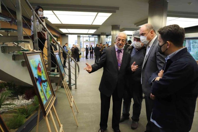 Mahmut Ergon’ın Kişisel Resim Sergisi Eso’da Açıldı