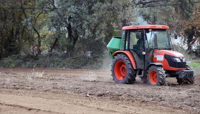 Menteşe’de 1 Ton Karakılçık Buğdayı Toprakla Buluştu