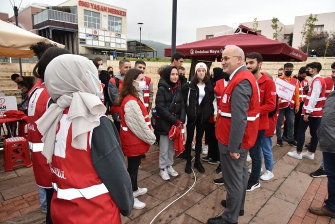 Omü’de Kızılay Haftası Kutlandı