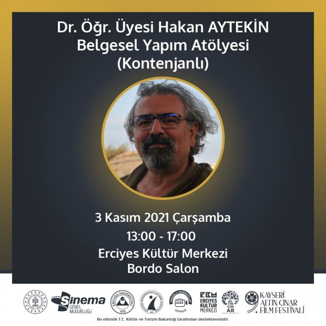 9. Kayseri Altın Çınar Film Festivali Başlıyor