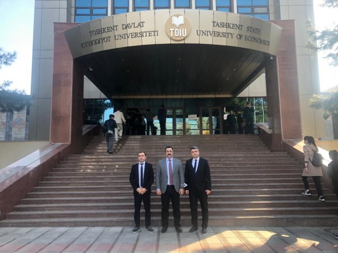 Alkü Rektörü Kalan, Özbekistan Büyükelçisi Olgan Bekar İle Bir Araya Geldi