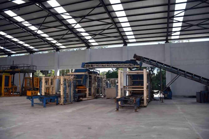 Kemer’deki Beton Fabrikasının Yapımında Sona Gelindi