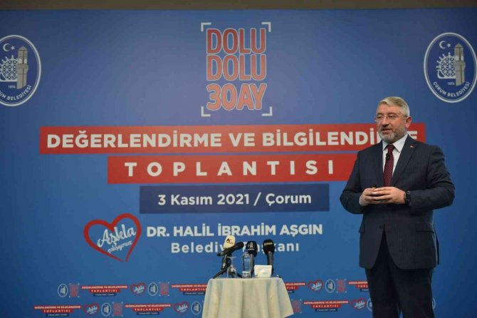 Başkan Aşgın İcraatlarını Değerlendirdi