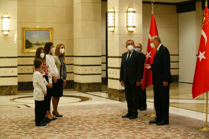 Cumhurbaşkanı Erdoğan, Ukrayna Büyükelçisi Bodnar’ı Kabul Etti