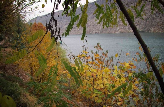 Fırat Nehri Kıyısında Sonbahar Bir Başka Güzel