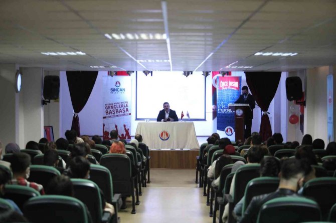 Sincan Belediye Başkanı Ercan “Gençlerle Baş Başa” Programına Devam Ediyor