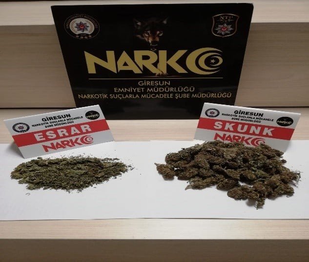 Giresun’da Uyuşturucu Operasyonu: 2 Kişi Tutuklandı