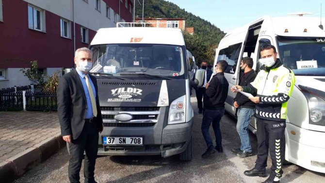 İ̇nebolu’da Okul Servisleri Denetlendi