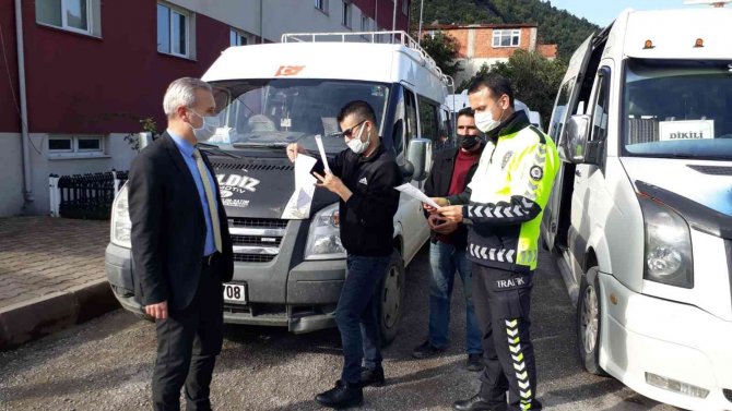 İ̇nebolu’da Okul Servisleri Denetlendi