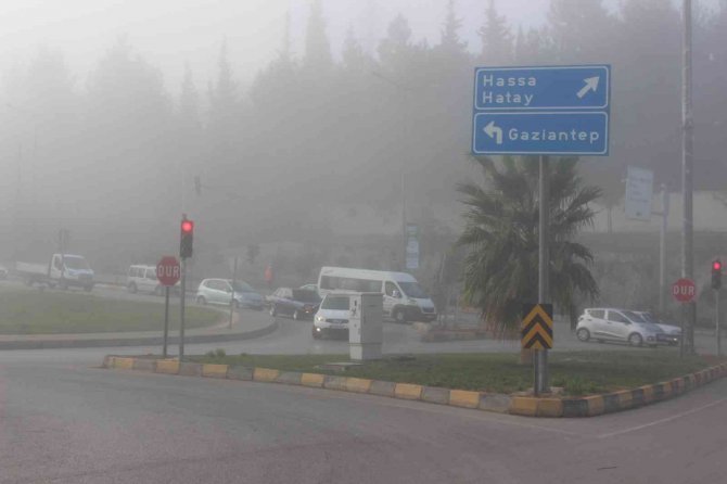 Kilis’te Yoğun Sis Etkili Oldu