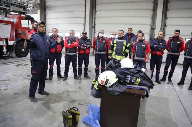 Niğde İ̇tfaiyesi Personeline Eğitim Verildi