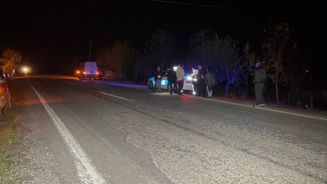 Kazlardan Kaçarken Kaza Yaptı, Kanala Uçtu