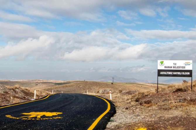 Mamak’ta Akça Ali Köyü Bağlantı Yolu Asfaltlandı