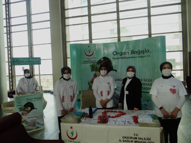 Erzurum Şehir Hastanesi’nde Organ Haftası Etkinliği