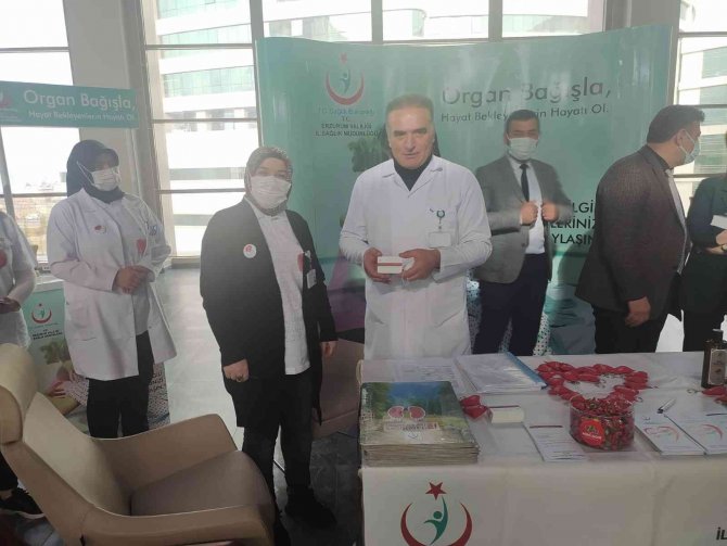 Erzurum Şehir Hastanesi’nde Organ Haftası Etkinliği