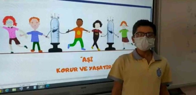 Aydınlı Öğrenciler Aşıya Dikkat Çekti