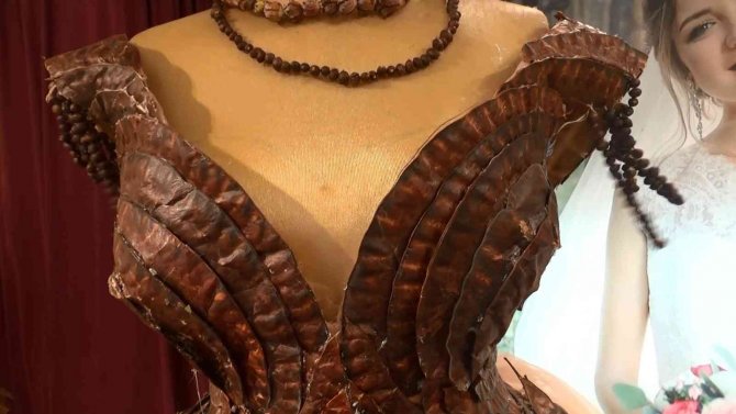 Diyarbakırlı Modacı Ağaç Yapraklarında Gelinlik Ve Elbiseler Tasarladı