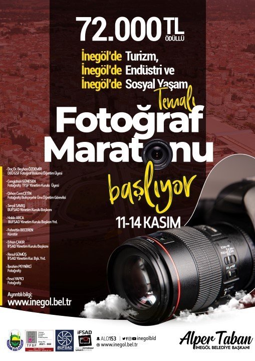 İ̇negöl Belediyesi Fotoğraf Maratonu Başlıyor