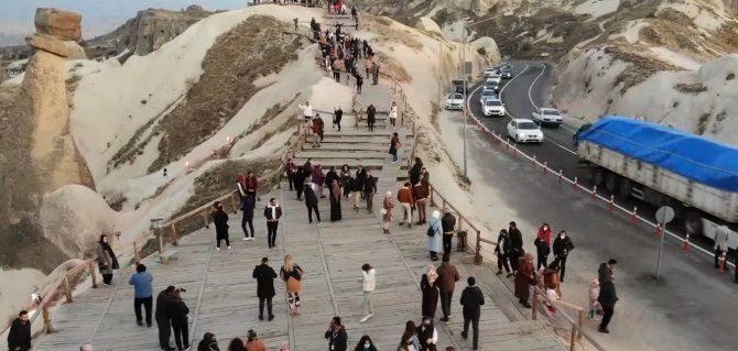 Kapadokya’ya Ziyaretçi Sayısı Arttı