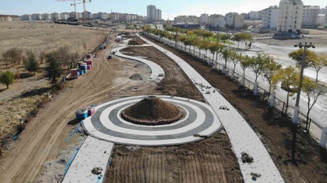 Karaman’da Mehmet Akif Ersoy Parkı’nda 2’nci Etap Çalışmaları Devam Ediyor